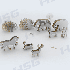 GL series Laser Cutting Sample